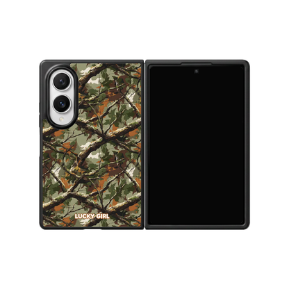 Camouflage Phone Case Galaxy Z Fold 8 / No