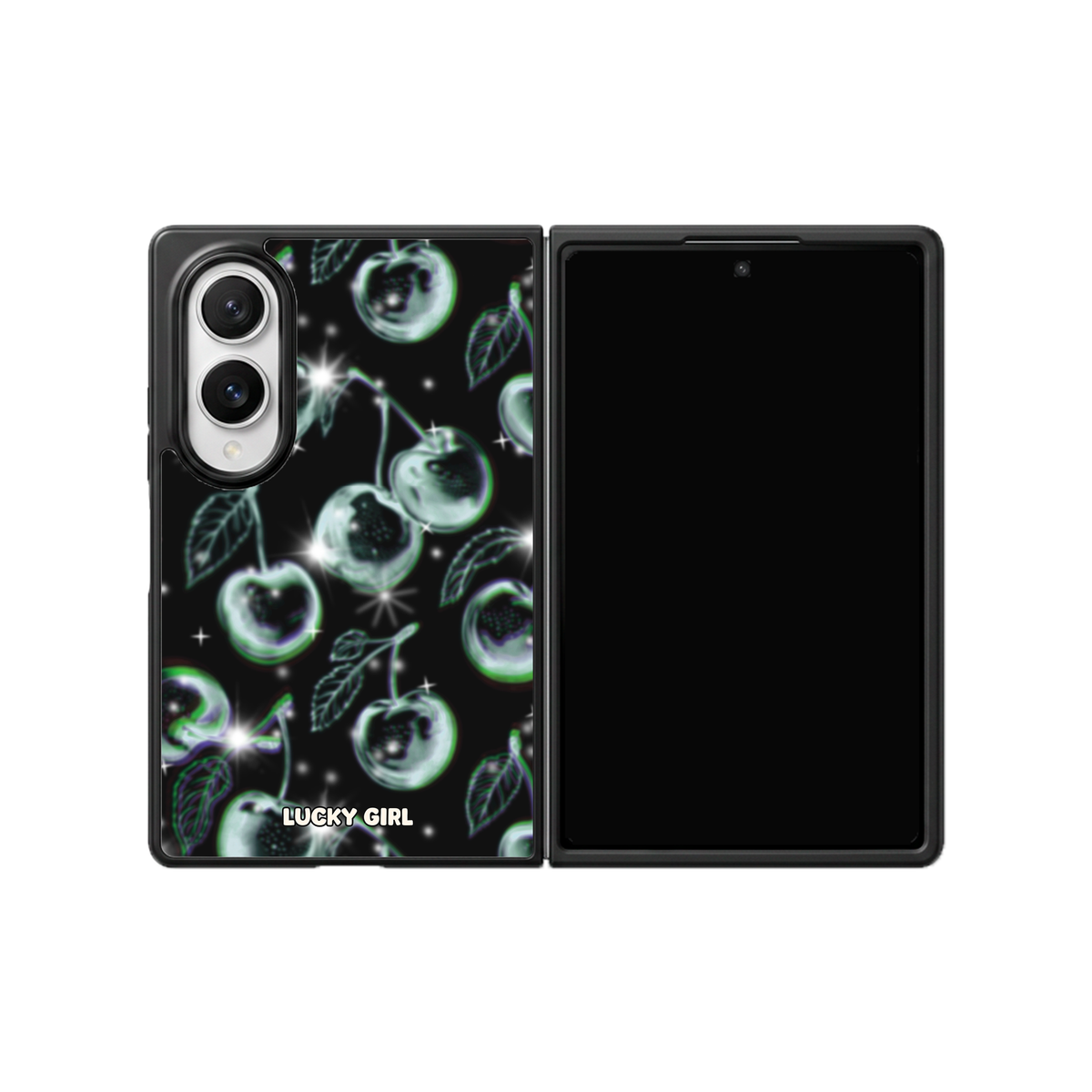 Chrome Cherries Phone Case Galaxy Z Fold 8 / No