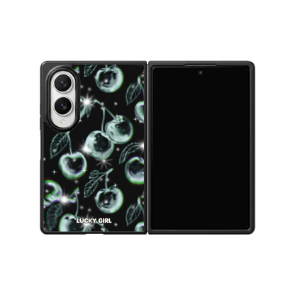 Chrome Cherries Phone Case Galaxy Z Fold 8 / No