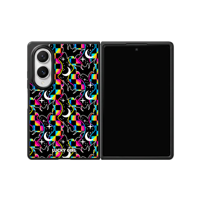 Cosmic Bats Phone Case Galaxy Z Fold 8 / No