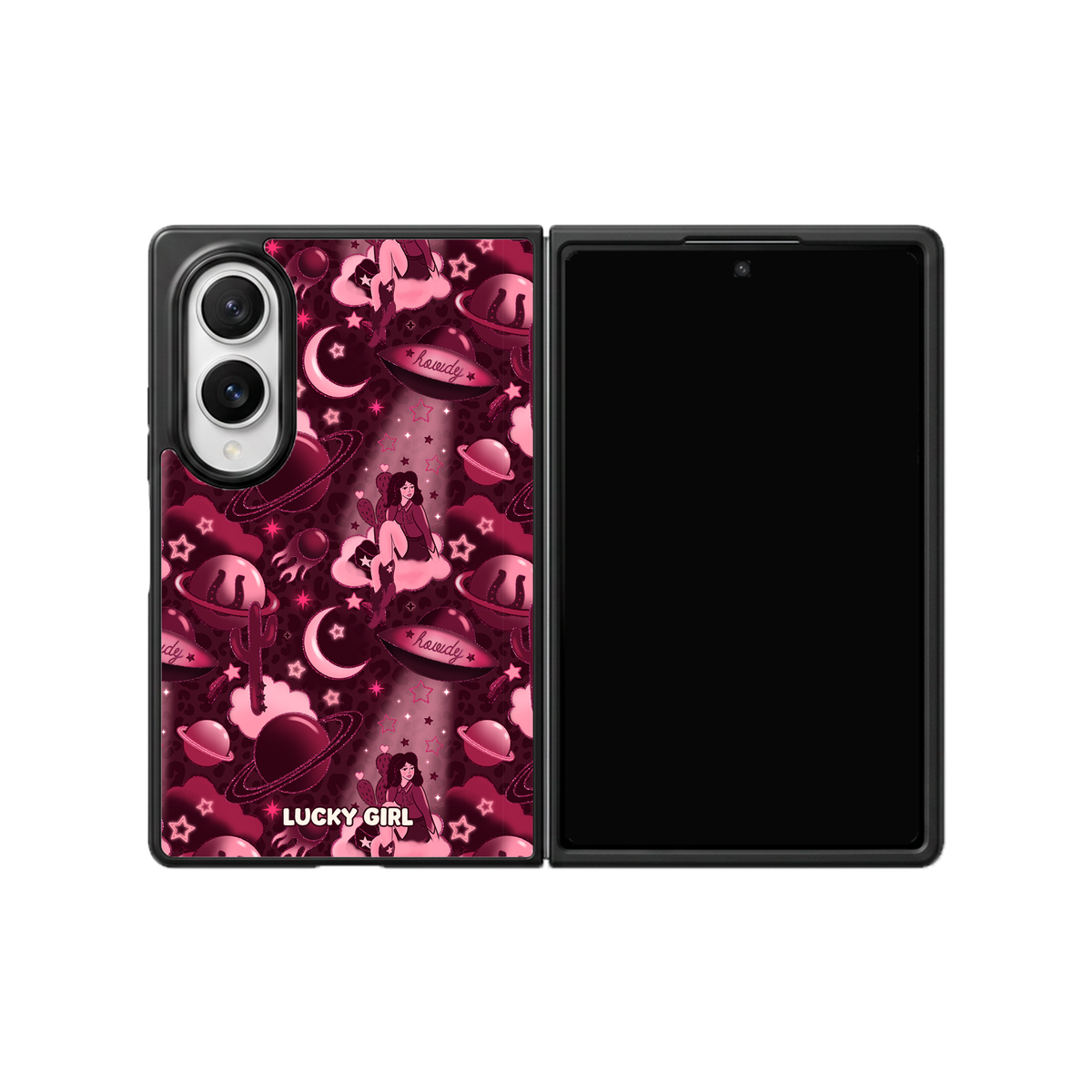 Cosmic Cowgirl Phone Case Galaxy Z Fold 8 / No