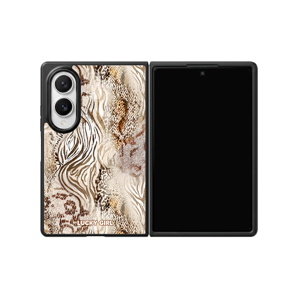 Cream Wild Thing Phone Case Galaxy Z Fold 8 / No