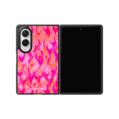 Fever Flames Phone Case Galaxy Z Fold 8 / No