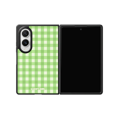 Garden Gingham Phone Case Galaxy Z Fold 8 / No