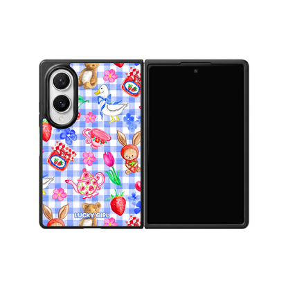Gingham Goose Phone Case Galaxy Z Fold 8 / No