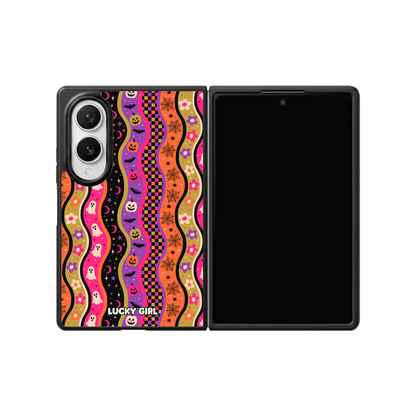 Halloween Waves Phone Case Galaxy Z Fold 8 / No