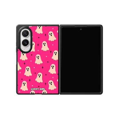 Hot Pink Haunt Phone Case Galaxy Z Fold 8 / No