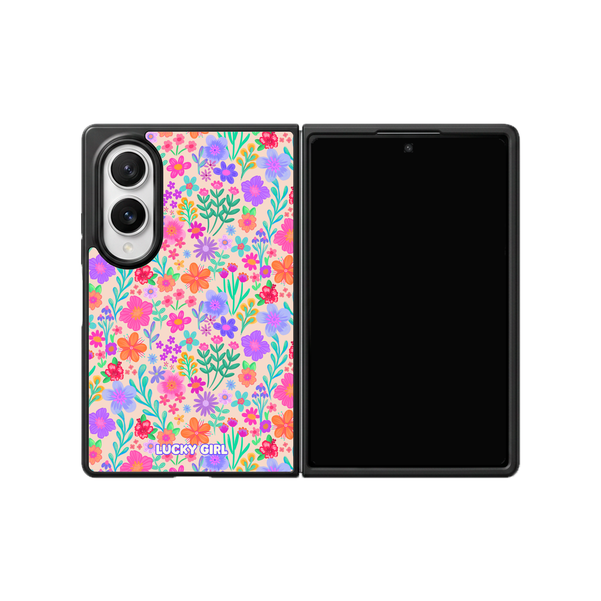 Neon Garden Phone Case Galaxy Z Fold 8 / No