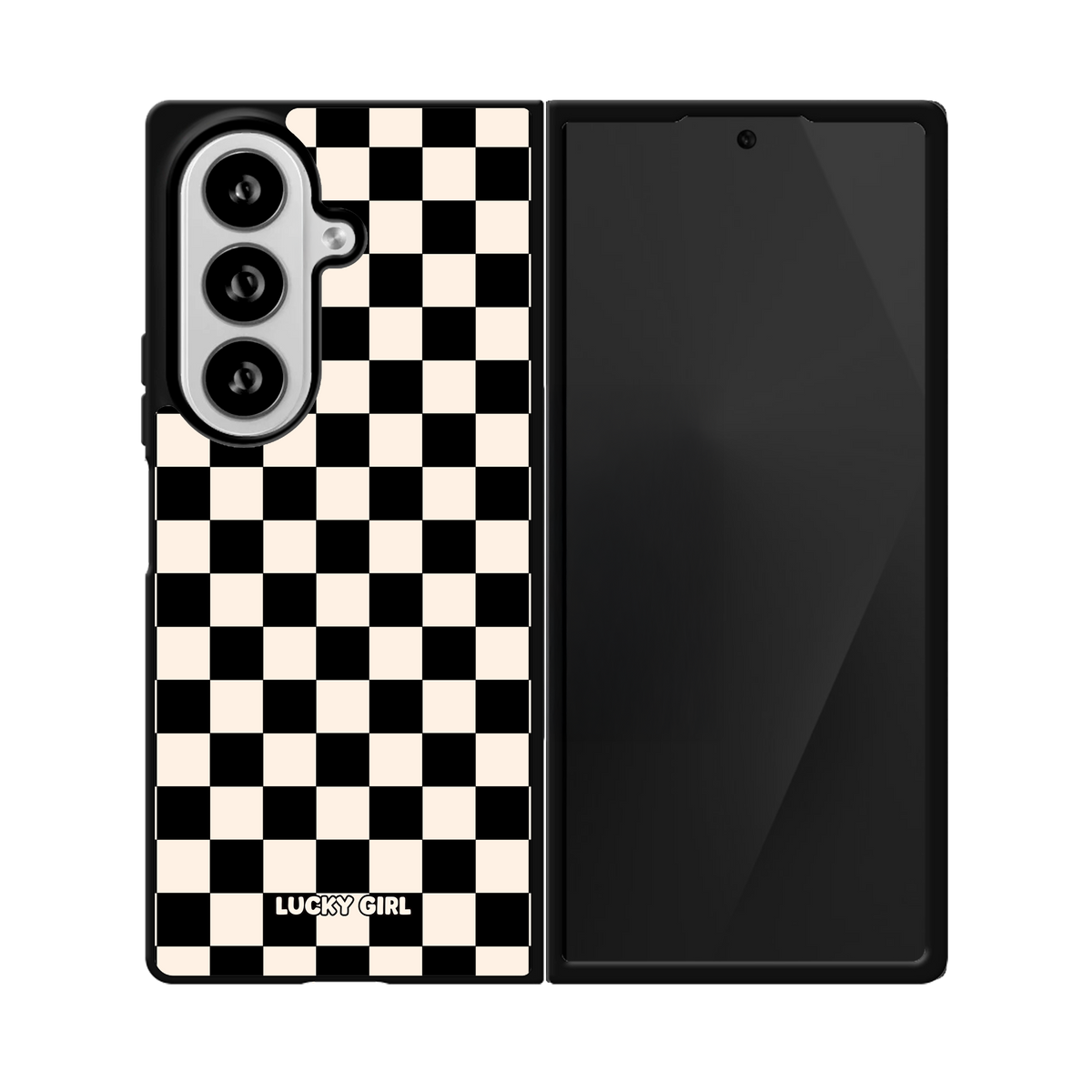 Onyx Checkers II Phone Case Galaxy Z Fold 8 Ultra / No