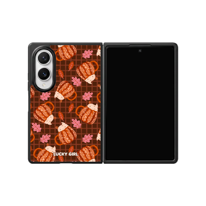 Pumpkin Spice Phone Case Galaxy Z Fold 8 / No