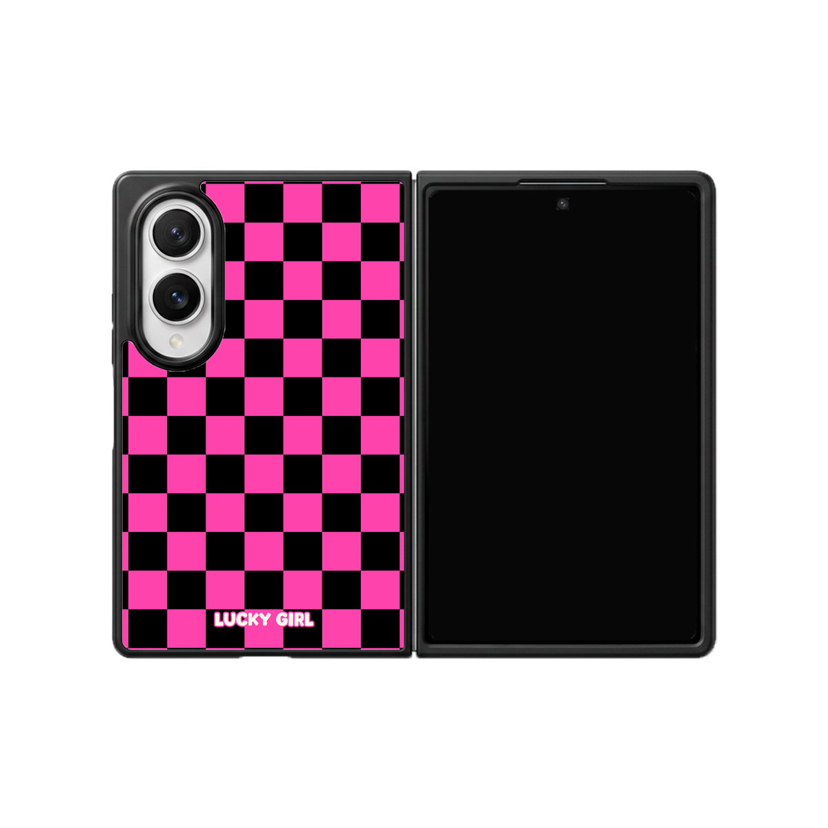 Raspberry Checkers Phone Case Galaxy Z Fold 8 / No