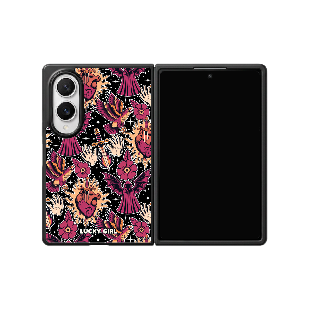 Silent Heart Phone Case Galaxy Z Fold 8 / No