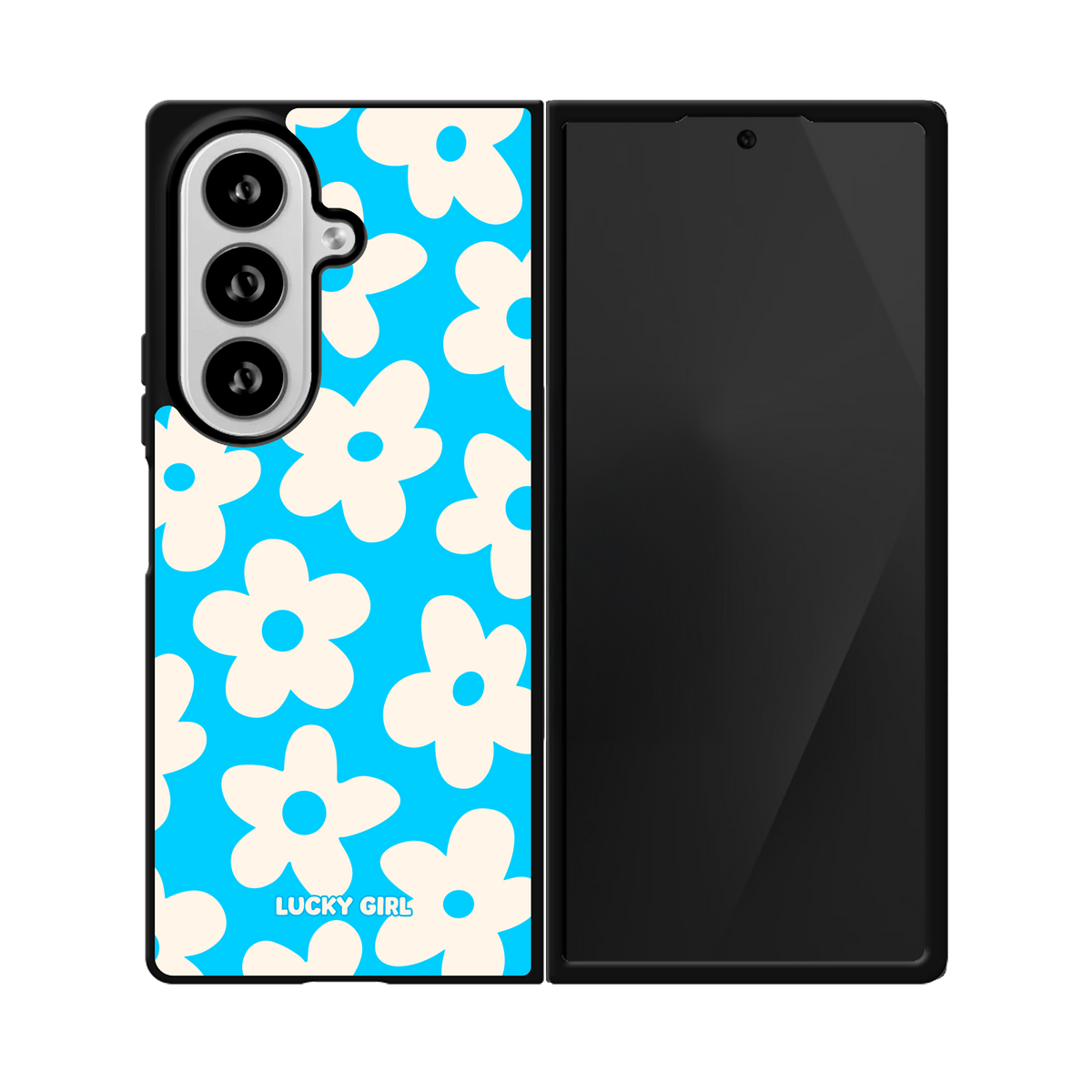 Sky Big Blooms Phone Case Galaxy Z Fold 8 Ultra / No