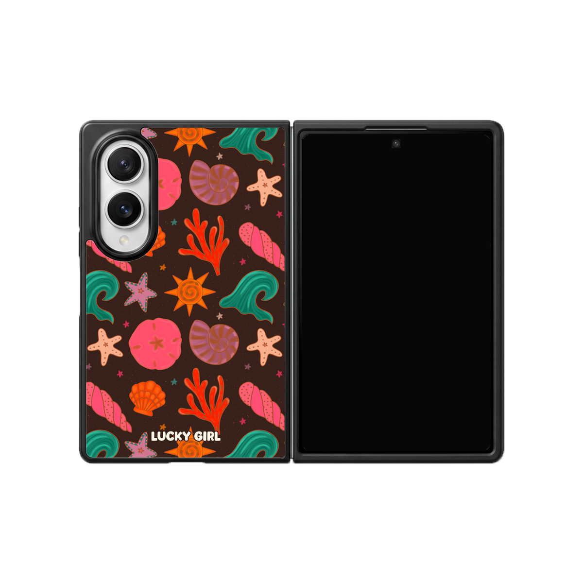 Tide Pool Phone Case Galaxy Z Fold 8 / No