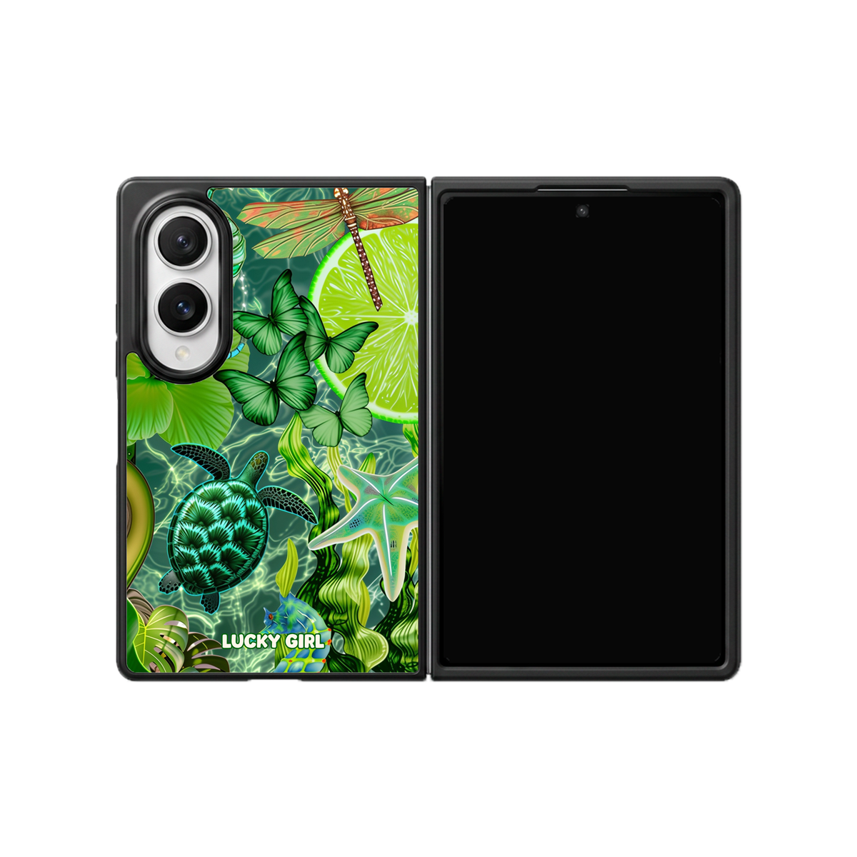 Tropical Jade Phone Case Galaxy Z Fold 8 / No