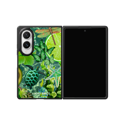 Tropical Jade Phone Case Galaxy Z Fold 8 / No