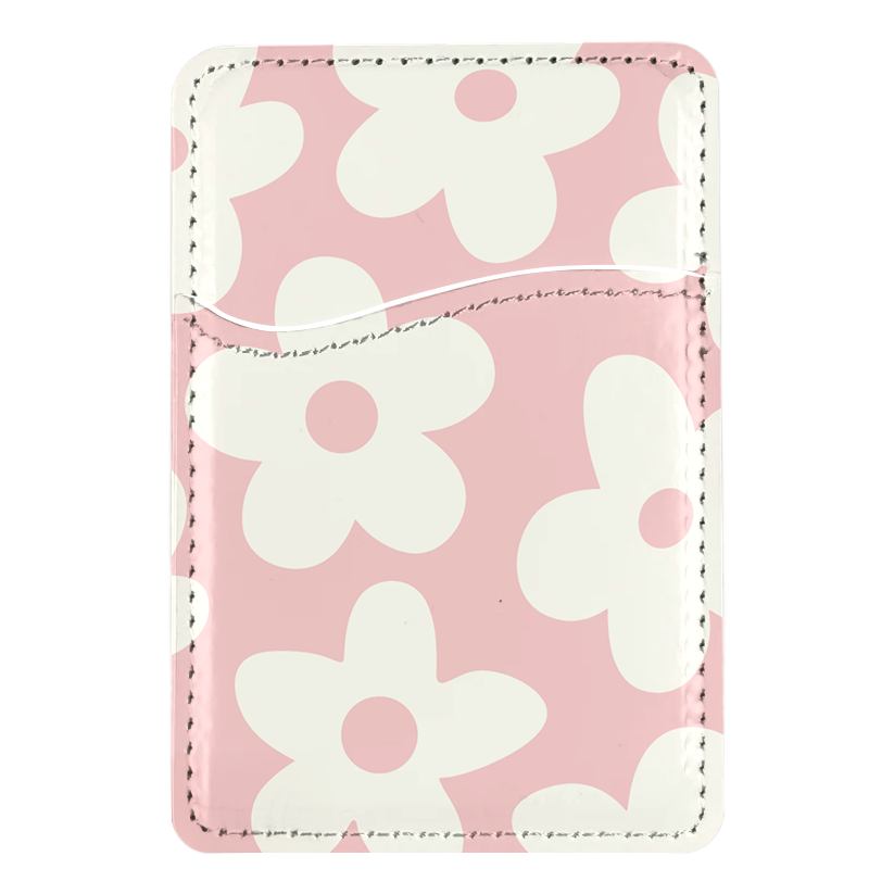Pinky Swear Big Blooms MagSafe Card Holder