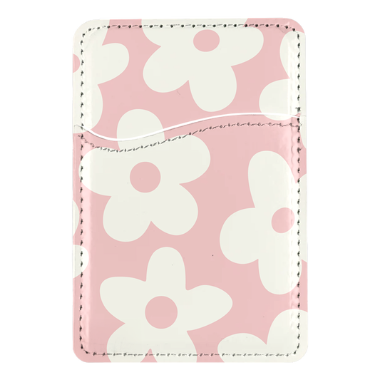Pinky Swear Big Blooms MagSafe Card Holder