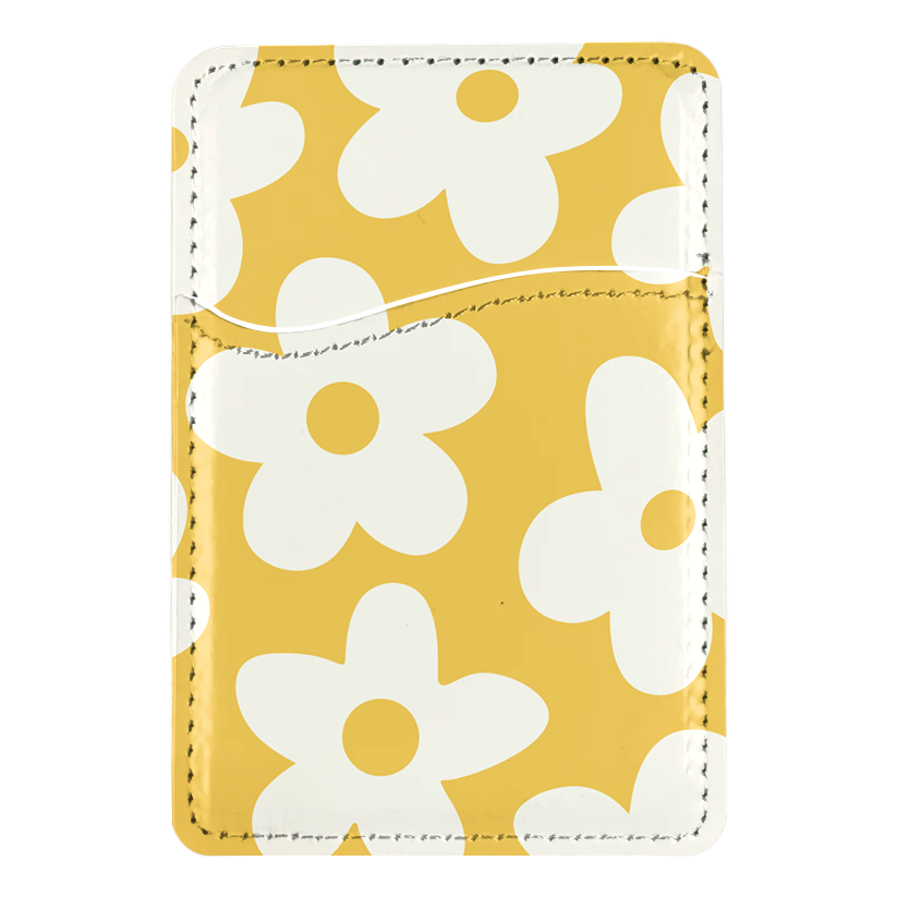 Sunny Big Blooms MagSafe Card Holder