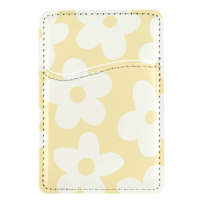 Banana Whispers Big Blooms MagSafe Card Holder