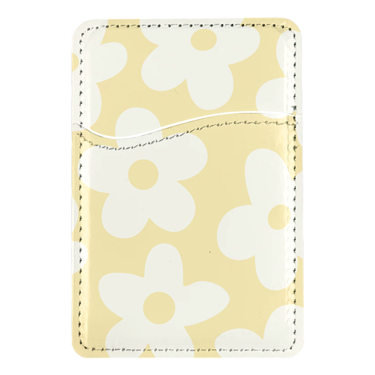 Banana Whispers Big Blooms MagSafe Card Holder