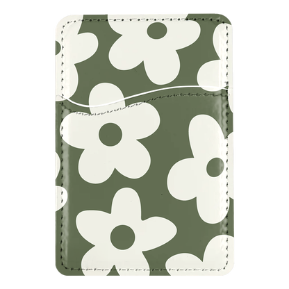 Moss Big Blooms MagSafe Card Holder