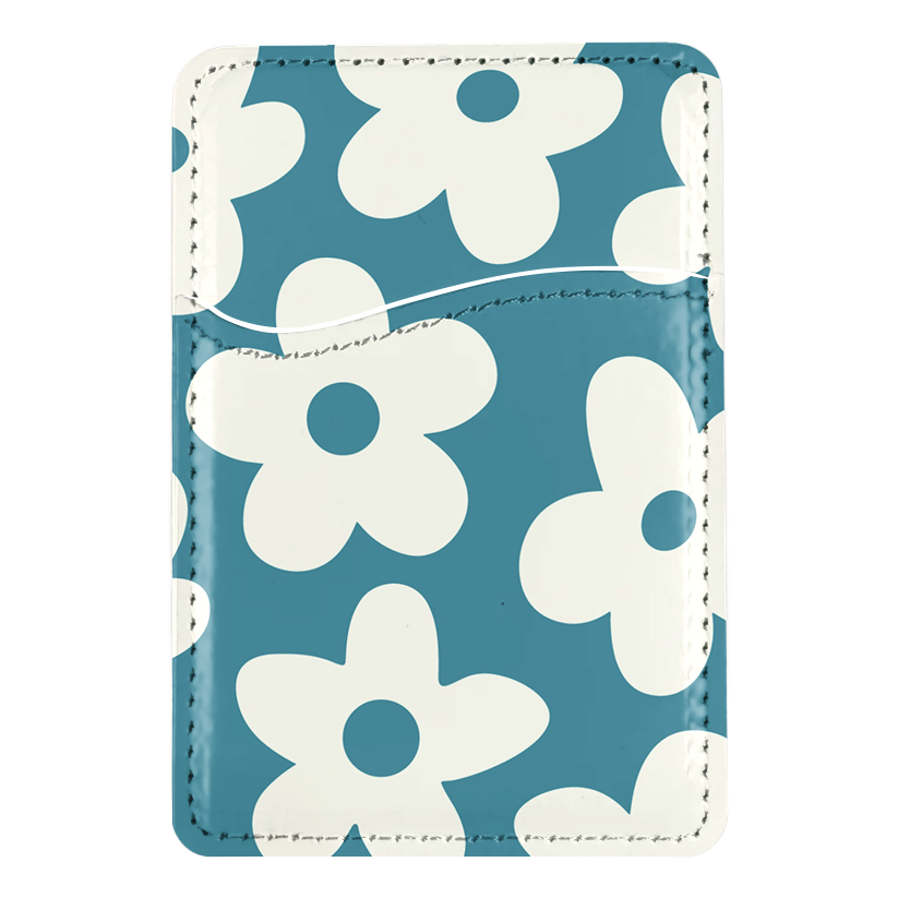 Mermaid Jewel Big Blooms MagSafe Card Holder