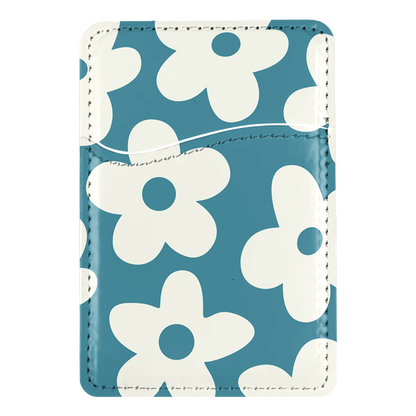 Mermaid Jewel Big Blooms MagSafe Card Holder
