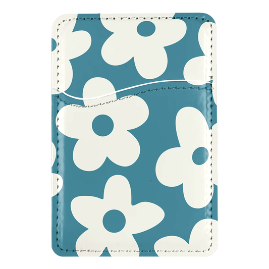 Mermaid Jewel Big Blooms MagSafe Card Holder