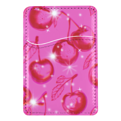 Glazed Cherries MagSafe Card Holder