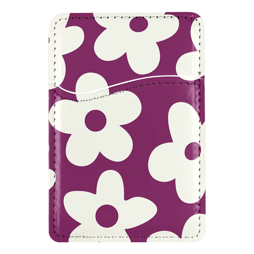 Velvet Big Blooms MagSafe Card Holder