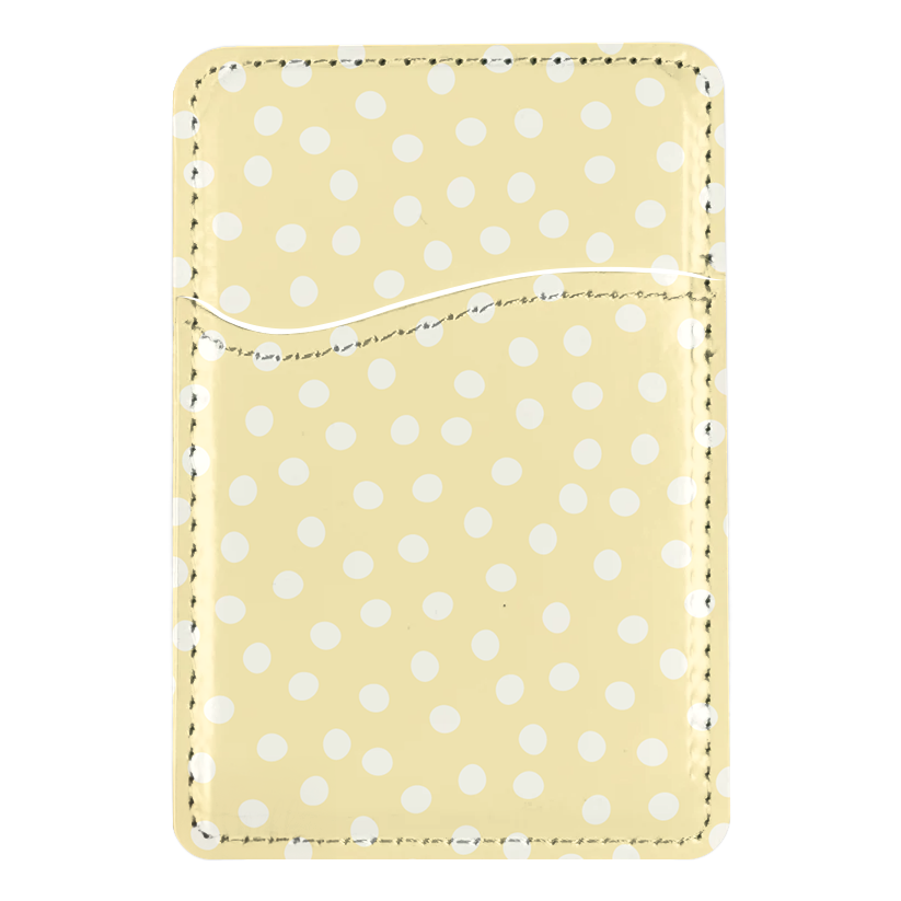 Banana Whispers Dots MagSafe Card Holder