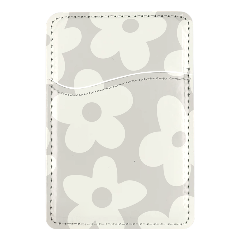 Dust Bunny Big Blooms MagSafe Card Holder