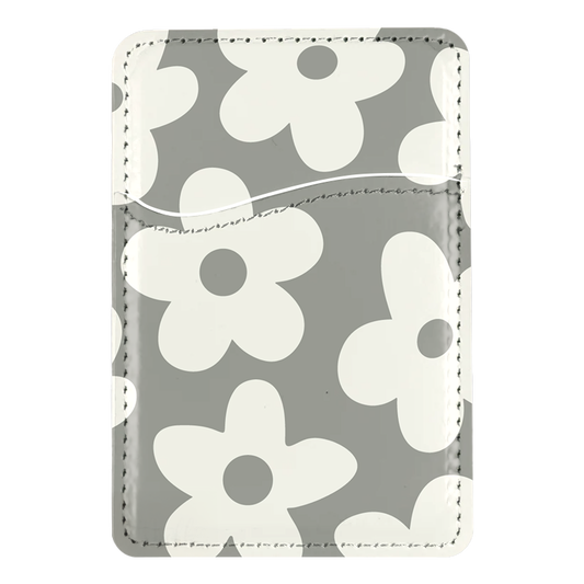 River Rock Big Blooms MagSafe Card Holder