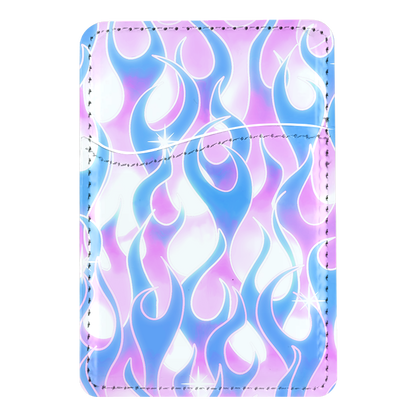 Ultraviolet Flames MagSafe Card Holder