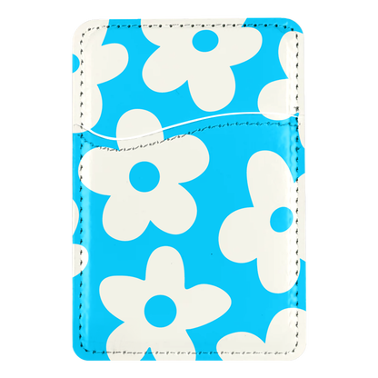 Sky Big Blooms MagSafe Card Holder