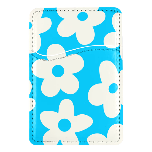 Sky Big Blooms MagSafe Card Holder