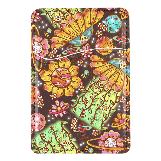 Beam Me Up Blossoms MagSafe Card Holder