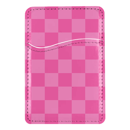 It Girl Checkers MagSafe Card Holder