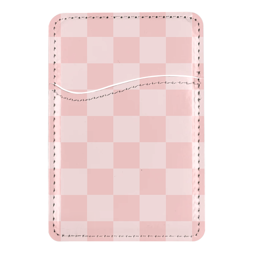 Pinky Swear Checkers MagSafe Card Holder