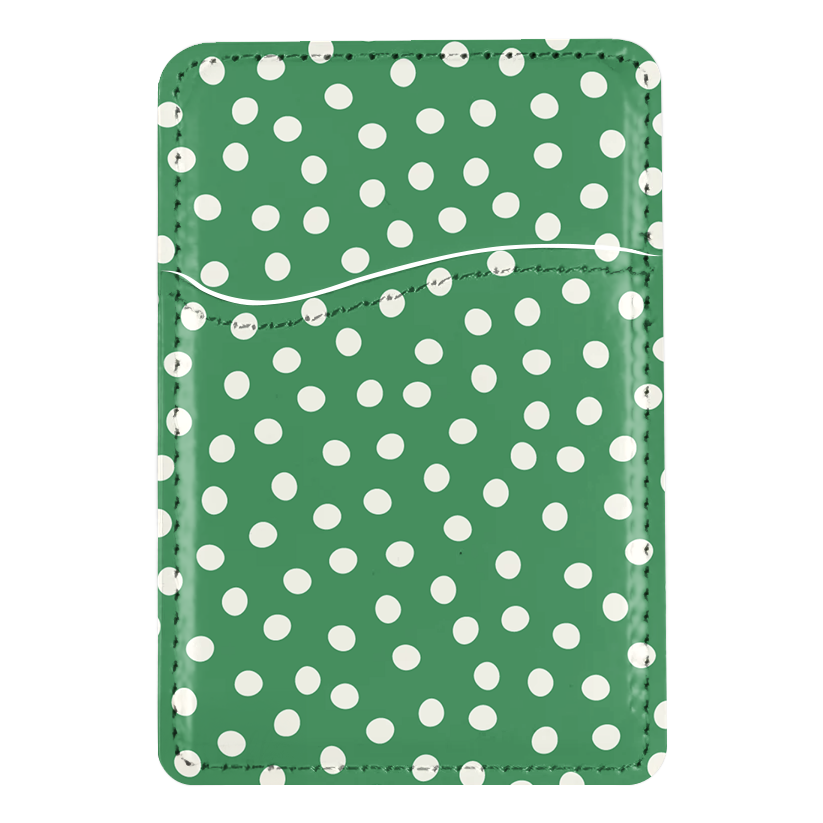 Emerald City Dots MagSafe Card Holder