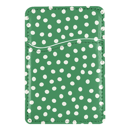 Emerald City Dots MagSafe Card Holder