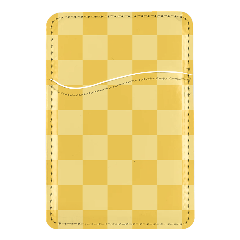Sunny Checkers MagSafe Card Holder