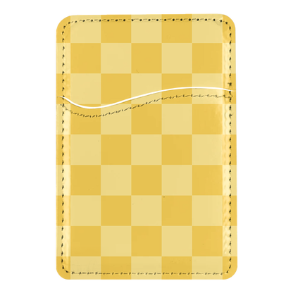 Sunny Checkers MagSafe Card Holder
