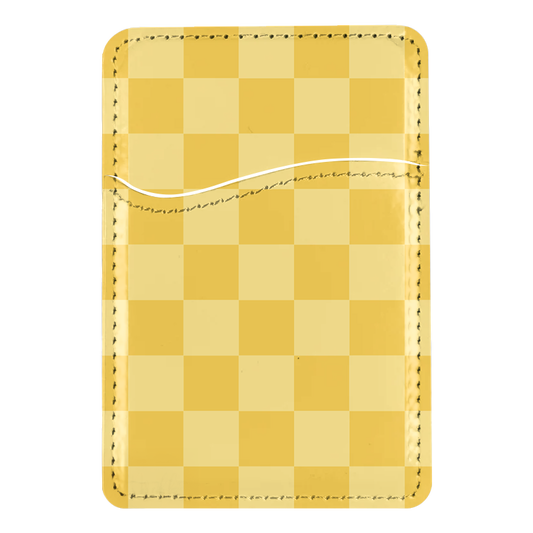 Sunny Checkers MagSafe Card Holder