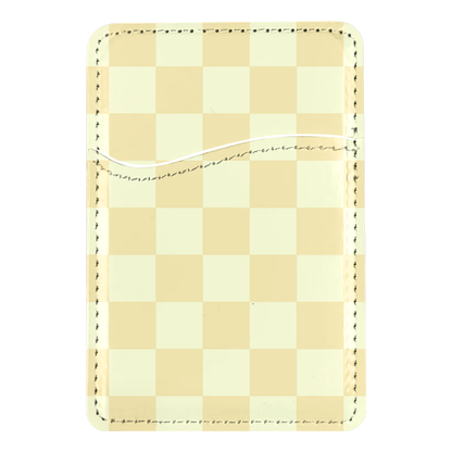 Banana Whispers Checkers MagSafe Card Holder