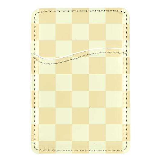 Banana Whispers Checkers MagSafe Card Holder