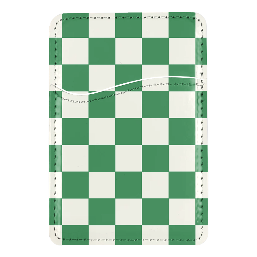 Emerald City Checkers II MagSafe Card Holder