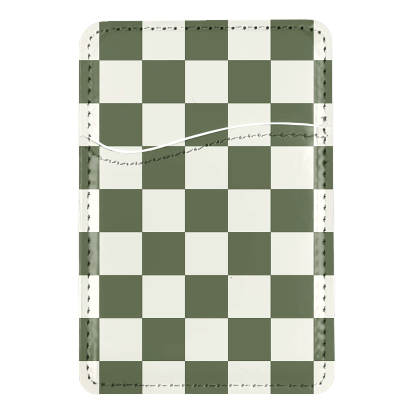 Moss Checkers II MagSafe Card Holder