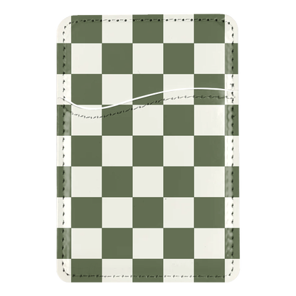 Moss Checkers II MagSafe Card Holder